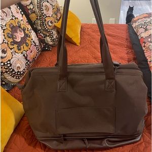 BIES Weekender travel bag dark burgundy